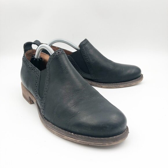 JOSEF SEIBEL Sienna 43 Leather Black Slip On Loafers Womens 6.5 - Picture 1 of 10